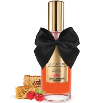 Bijoux - Huile de Massage Effet Chaleur Arôme Fraise