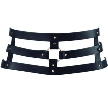 image Bijoux - Indiscrets Ceinture Labyrinthe avec Bracelet Noir