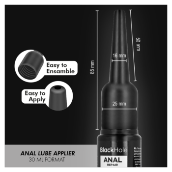 Applicateur de Lubrifiant Anal Taille S 30 Ml
