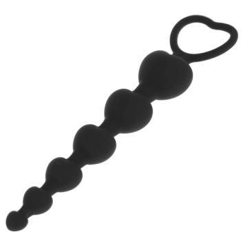 Chaîne de Coeurs Anal Mila 18 Cm