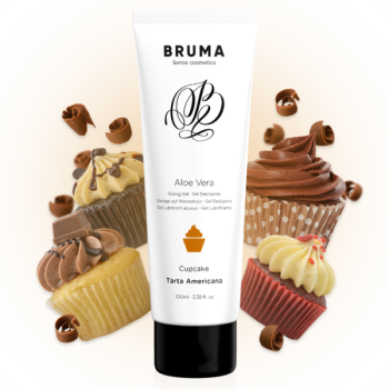 Gel Glissant à L''aloe Vera Saveur Cupcake 100 Ml
