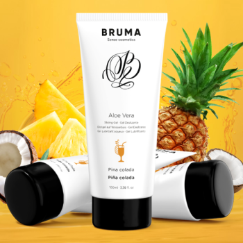 Gel Glissant à L''aloe Vera Saveur Pina Colada 100 Ml