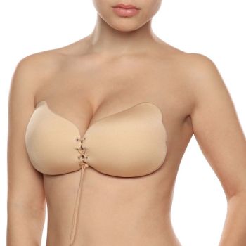 Bye-bra - Lace-it Renforcement Push-up Beige Bonnet d