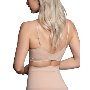Bye-bra - Medium Control Soutien-gorge sans Points Beige Taille S