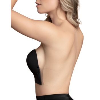 Bye-bra - Soutien-gorge sans Poignées Noir Bonnet B