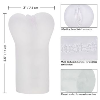 Boundless Vulva Stroker - Transparent