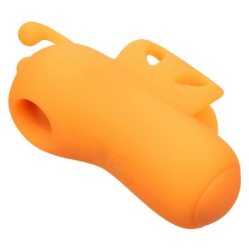 Neon Vibes Buzzing Vibe le Stimulateur de Doigts 10 Vibrations Orange