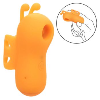 Neon Vibes Buzzing Vibe le Stimulateur de Doigts 10 Vibrations Orange