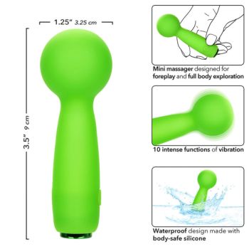 Neon Vibes le Bubbly Vibe Mini Masseur 10 Vibrations Vert