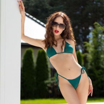 Chilirose - Cr 4449 Ensemble Bikini Vert S/m