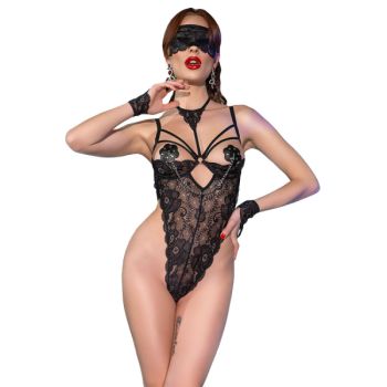 Chilirose - Cr 4488 Body Dentelle Noir L/xl