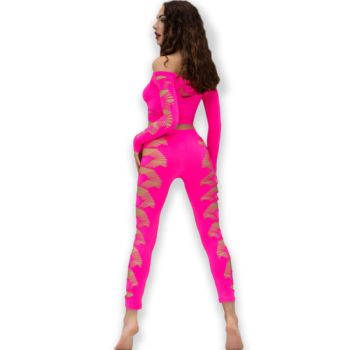 Chilirose - Cr 4632 Haut & Pantalon Fuchsia S/l