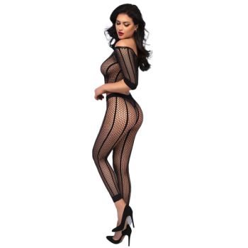 Chilirose - Cr 4647 Top & Leggins Noir S/m