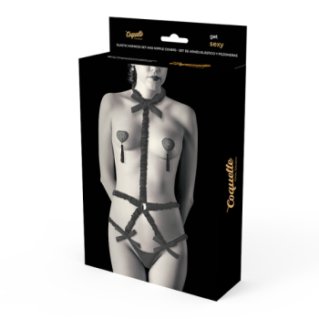 Coquette Chic Desire - Ensemble Lingerie avec Couche-malin de Luxe