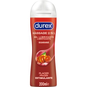 image Durex - Gel Lubrifiant de Massage Stimulant au Guarana 200 Ml