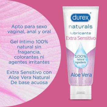 Durex - Lubrifiant Extra Sensible Naturel 100 Ml