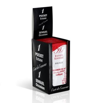 Huile de Massage aux Phéromones Effet Chaleur Sucette 10 Ml