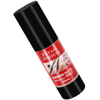 Huile de Massage Effet Chauffant aux Phéromones Sucettes 30 Ml