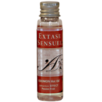 image Huile de Massage Effet Thermique aux Phéromones de Fruits de la Passion Voyage 35 Ml
