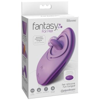 Her Fun Tongue en Silicone Violet