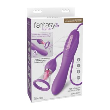Tuyau D'aspiration Maximum Ultime Plaisir avec Langue Stimulante Violet