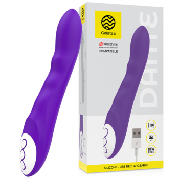Dante Vibromasseur Violet + Télécommande Watchme