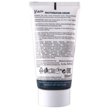 Crème de Masturbation Chaude au Cbd Unisexe 100 Ml