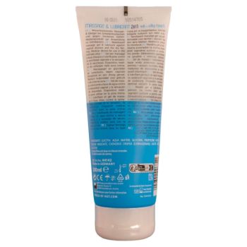 Gel de Massage et de Glisse 2 en 1, Texture Soyeuse, 200 Ml