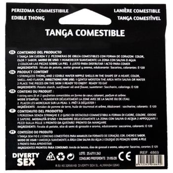 Thong Azyme pour Fille et 2 Coussins de Matelier Saveur Fraise /es/pt/en/fr/it/