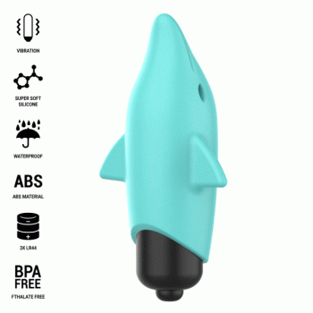 Intense - Echo Balle Vibrante Bleu Dauphin 8 X 4,7 Cm