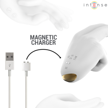 Intense - Jimmy Stimulateur Multifonction en Forme de Main avec Vibration et Chaleur