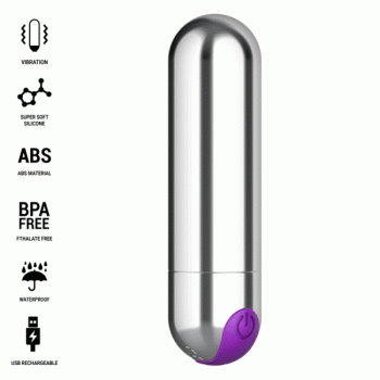 Intense - Karen Mini Vibrante Rechargeable Argent