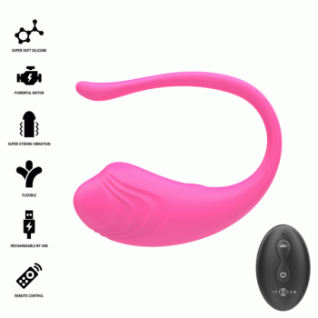Intense - Œuf Vibrant Olivia Pink avec Télécommande
