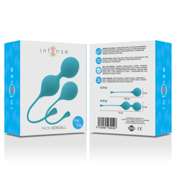 Intense - Pack Balles Kegel Kendall Bleu