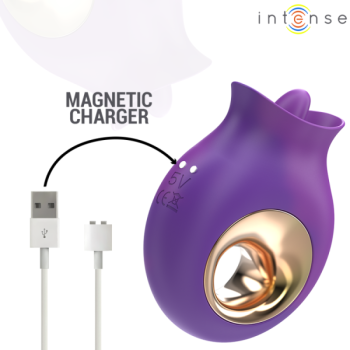Intense - Tuli Stimulateur Clitoris 9 Vibrations & 9 Oscillations Violet