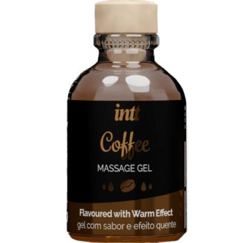 Gel de Massage Saveur Café Effet Chaud