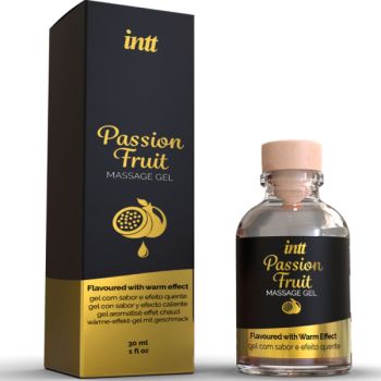 Gel de Massage Saveur Fruit de la Passion avec Effet Chaleur