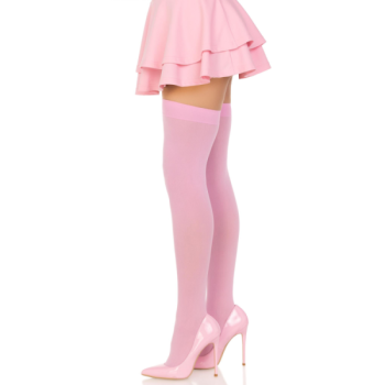 Leg Avenue - Cuisses Hautes en Nylon Rose