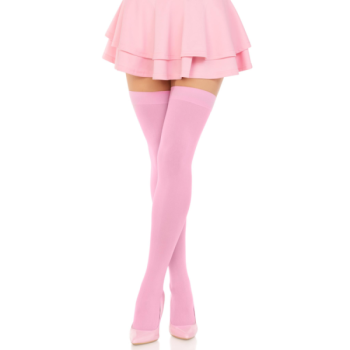 Leg Avenue - Cuisses Hautes en Nylon Rose