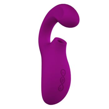 Enigma Double Aspiration Stimulation Masseur  Rose Profonde