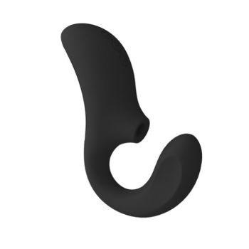 Masseur de Stimulation Double Aspiration Enigma Noir