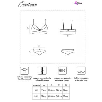 Livco Corsetti Fashion - Cerisema Lc 21005 Soutien-gorge + Culotte Corail