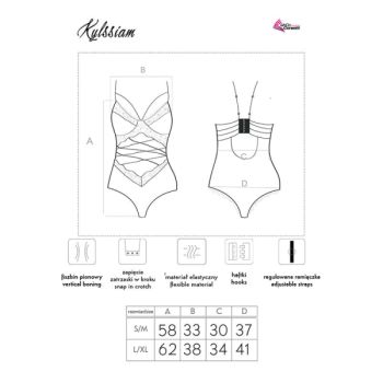 Livco Corsetti Fashion - Kylssiam Lc 90613 Corps Noir L/xl