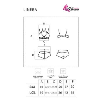 Livco Corsetti Fashion - Linera For the Senses Collection Soutien-gorge + Culotte Noir