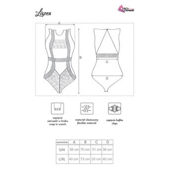 Livco Corsetti Fashion - Lixpen Lc 90612 Corps Noir L/xl