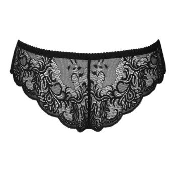 Livco Corsetti Fashion - Love Story Lc 90679 Culotte Crochless Noir