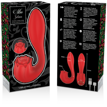 Selena Stimulateur Vibrant + Tapping Rouge