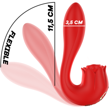 Selena Stimulateur Vibrant + Tapping Rouge