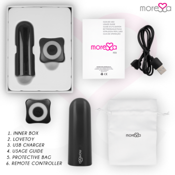 Nix Vibrateur Télécommande Noir