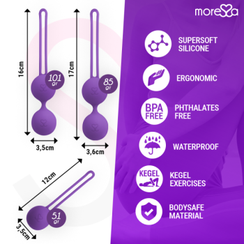 Osian Set Premium Silicone Lilas